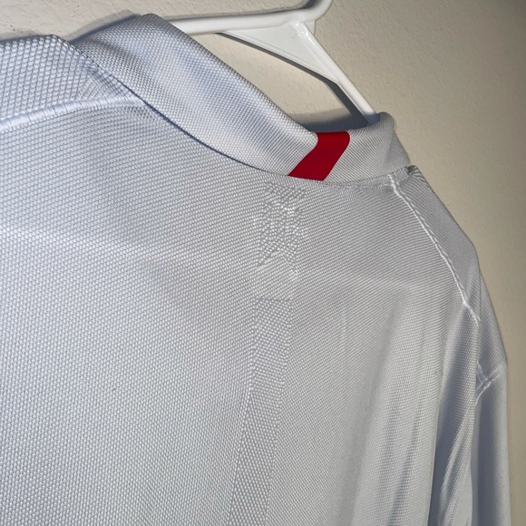 Nike Dry TW Tiger Woods Striped Golf Polo Pure Platinum CK6313-100 Men’s XXL - Picture 3 of 5